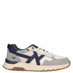 Sneakers Uomo Bianche, Grigie e Blu