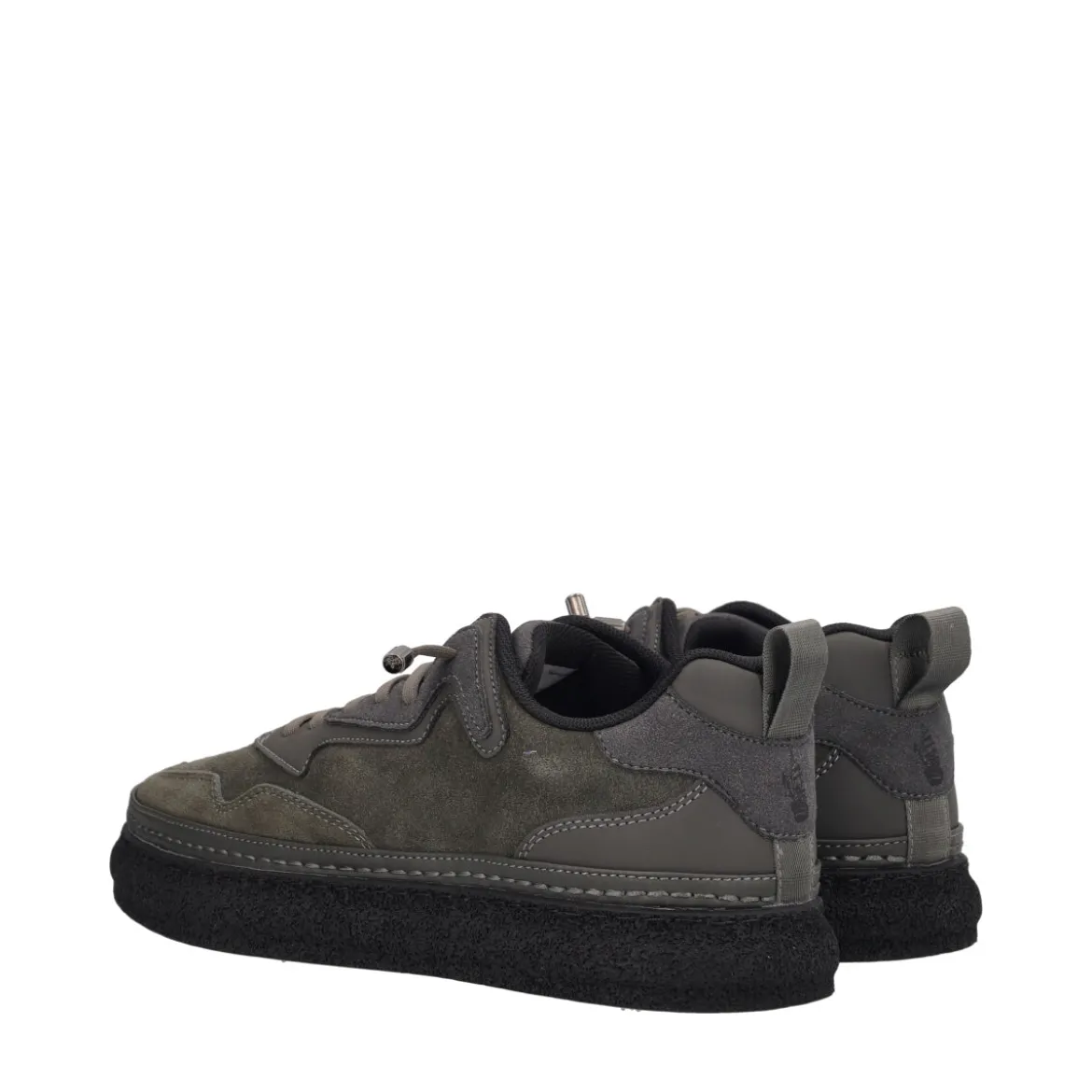 Sneakers Uomo Grigie in Pelle
