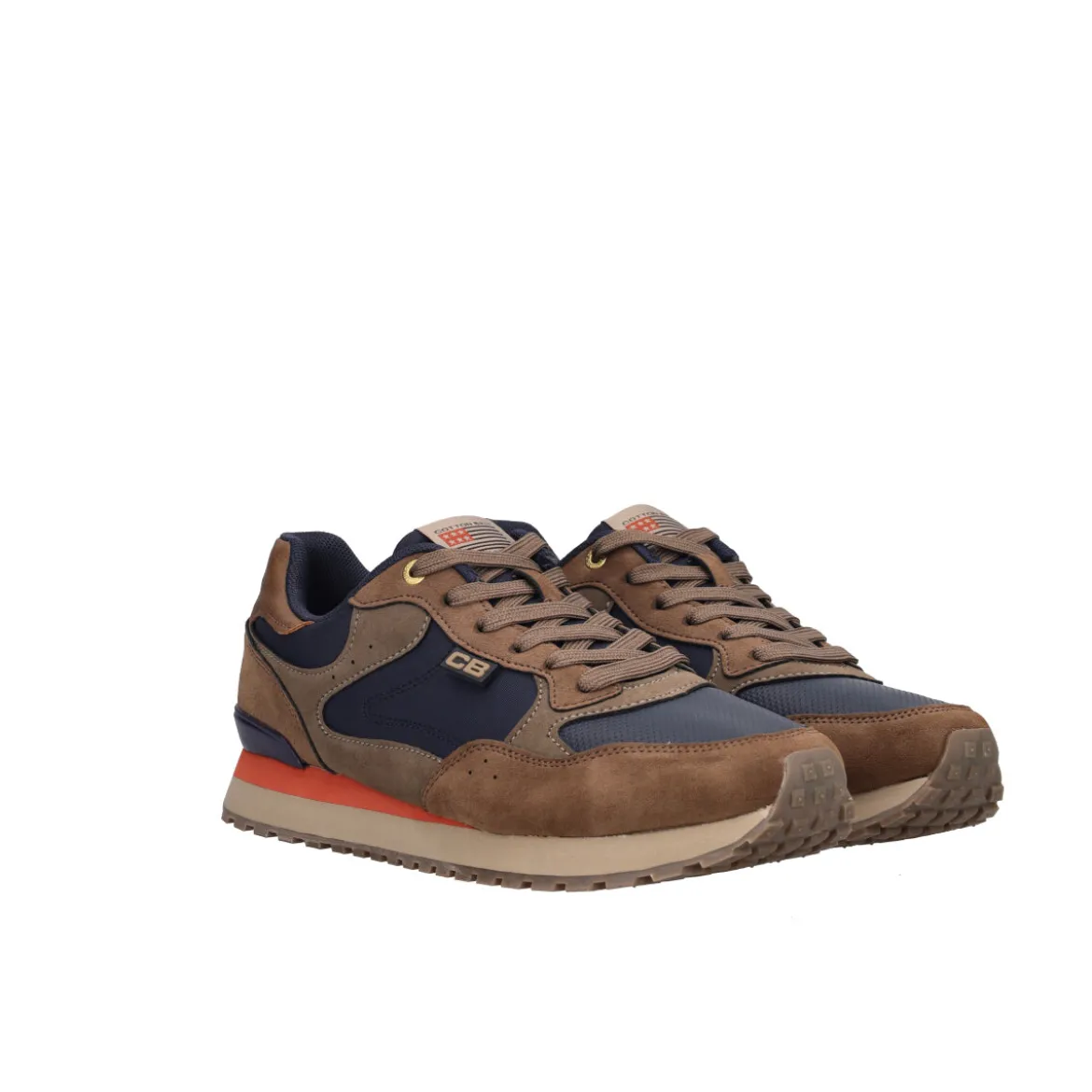 Sneakers Uomo Marroni e Blu