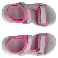 SOLA GLOW SANDAL Sandali Bambina Argento e Fucsia