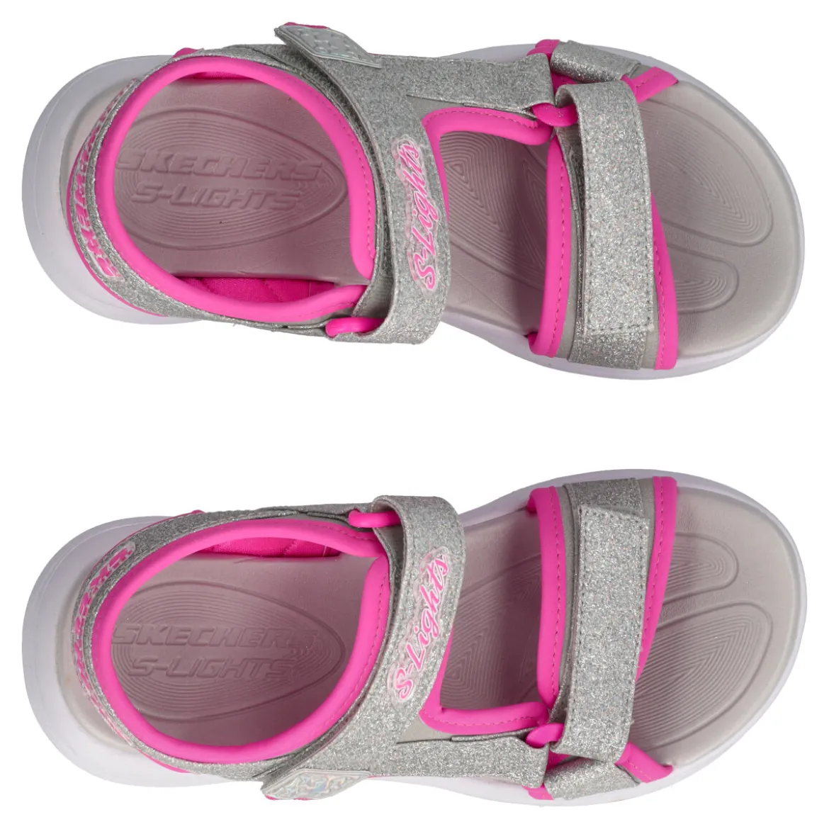 SOLA GLOW SANDAL Sandali Bambina Argento e Fucsia