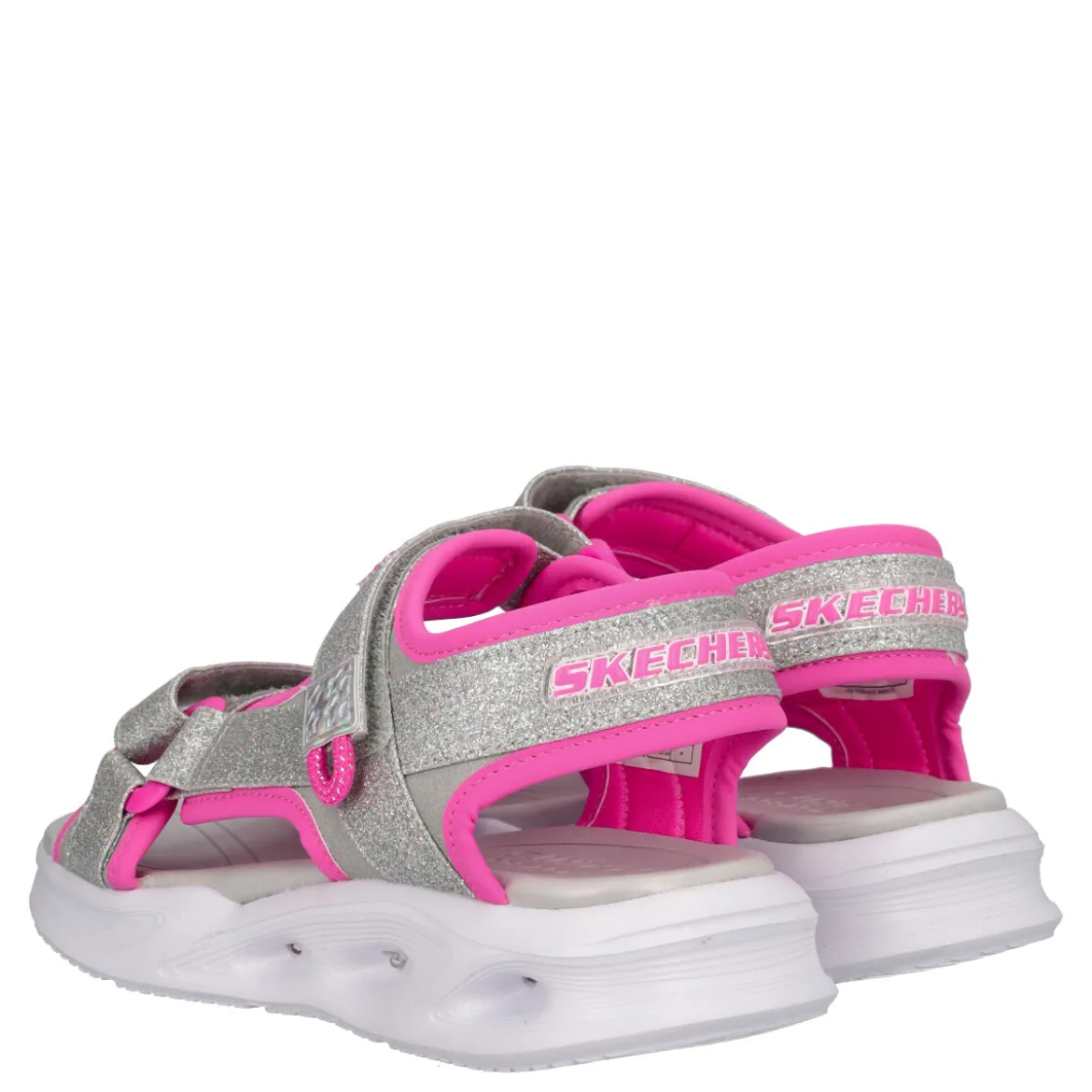 SOLA GLOW SANDAL Sandali Bambina Argento e Fucsia