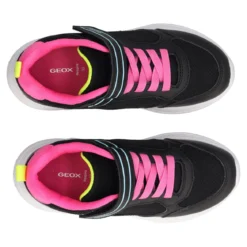SPRINTYE Sneakers Bambina Nere e Fuxia