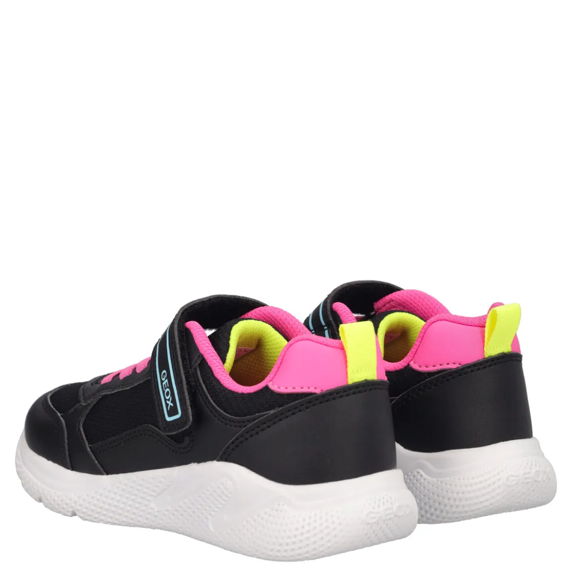 SPRINTYE Sneakers Bambina Nere e Fuxia
