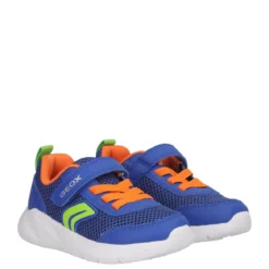 SPRINTYE Sneakers Bambino Blu e Arancio