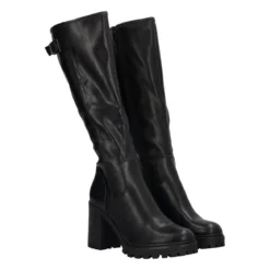 Stivale Donna Nero Tacco largo