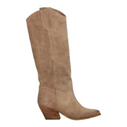 Stivale Taupe Texano in Pelle