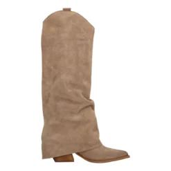 Stivale Texano Donna Taupe