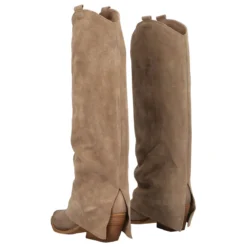 Stivale Texano Donna Taupe