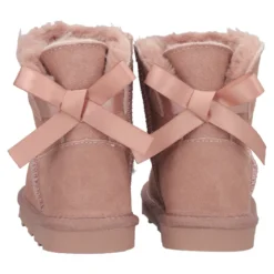 Stivaletti Bambina Rosa in Pelle