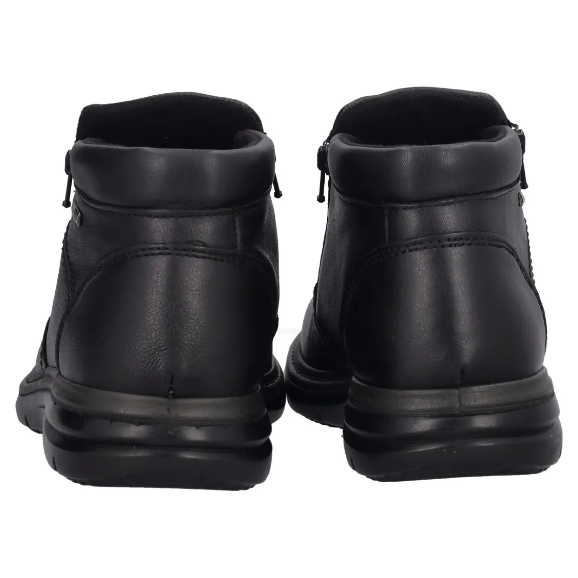 Stivaletti Comfort Uomo Neri in Pelle