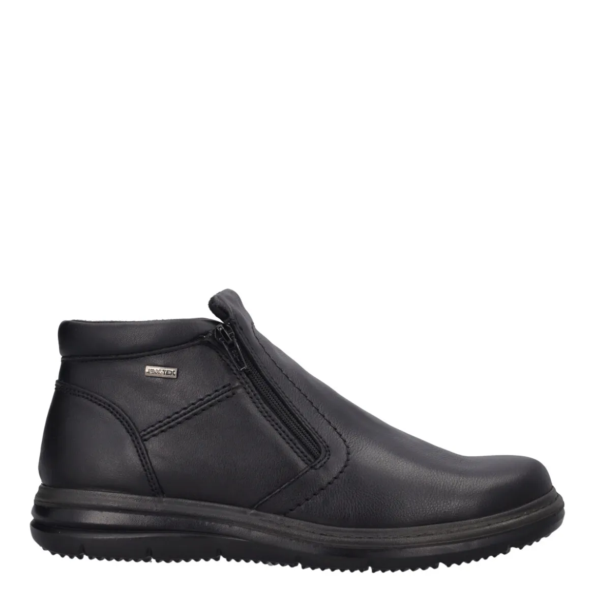 Stivaletti Comfort Uomo Neri in Pelle