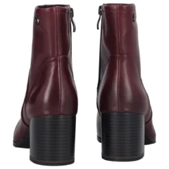 Stivaletti Donna Bordeaux in Pelle