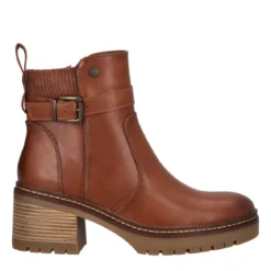Stivaletti Donna Camel