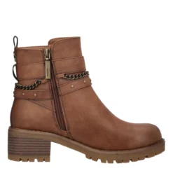 Stivaletti Donna Camel