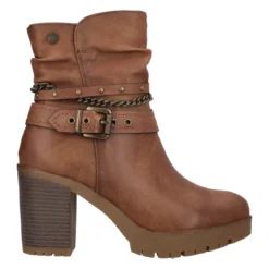 Stivaletti Donna Camel
