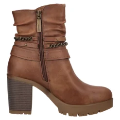 Stivaletti Donna Camel