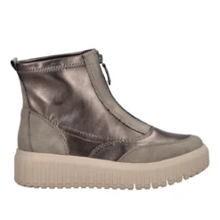 Stivaletti Donna Grigi Metallizzati