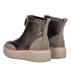 Stivaletti Donna Grigi Metallizzati