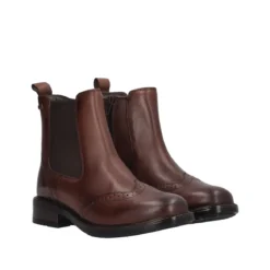 Stivaletti Donna Marroni in Pelle
