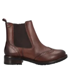 Stivaletti Donna Marroni in Pelle