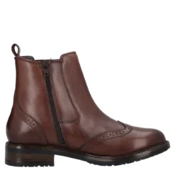 Stivaletti Donna Marroni in Pelle