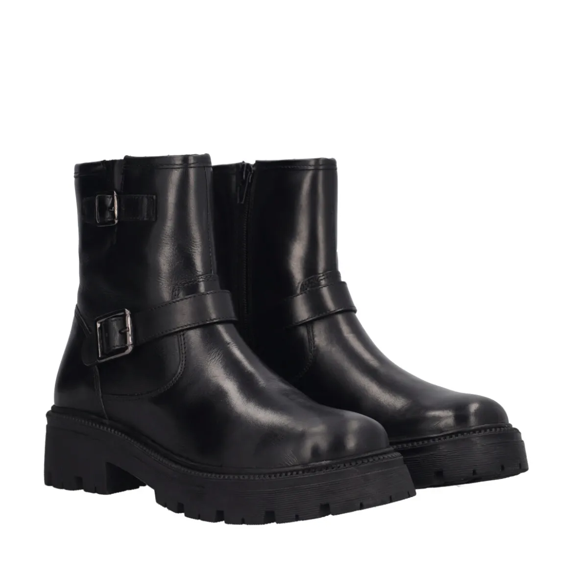 Stivaletti Donna Neri in Pelle