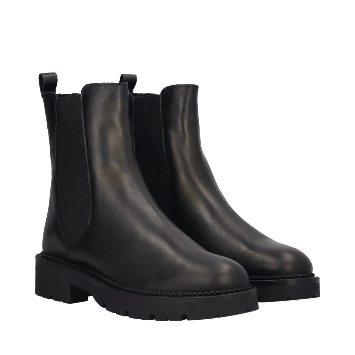 Stivaletti Donna Neri in Pelle
