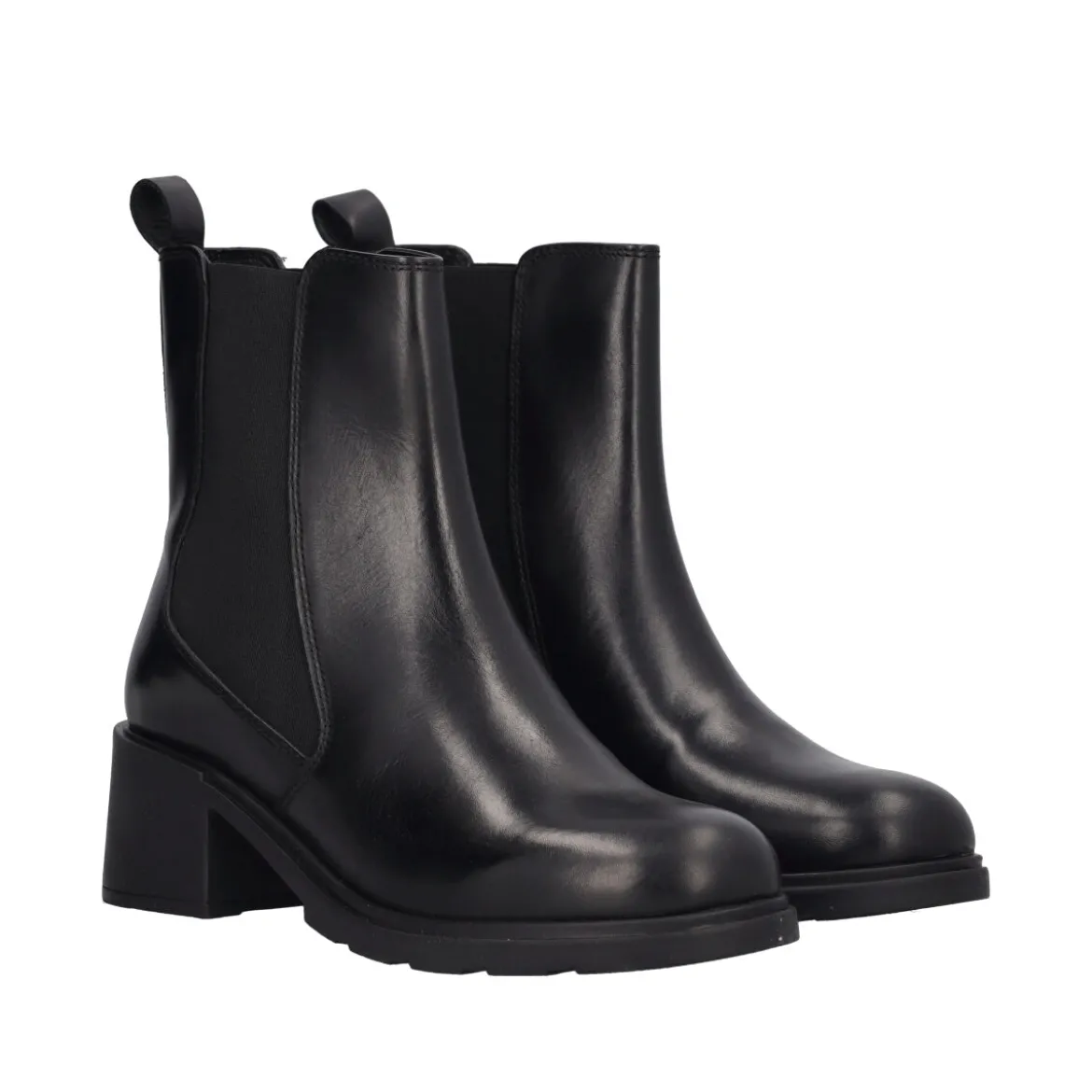 Stivaletti Donna Neri in pelle