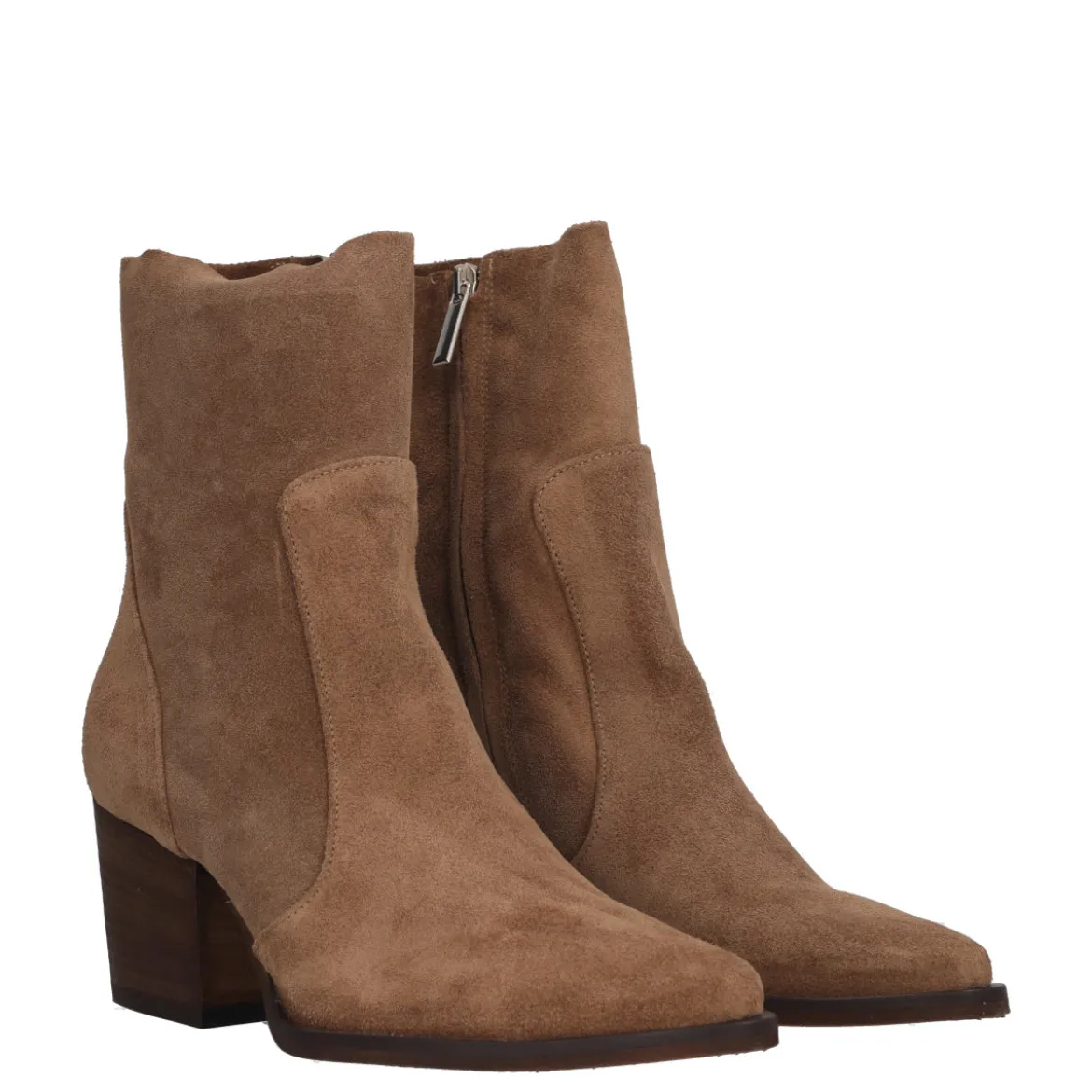 Stivaletti Donna Taupe in Pelle