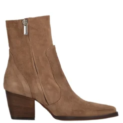 Stivaletti Donna Taupe in Pelle