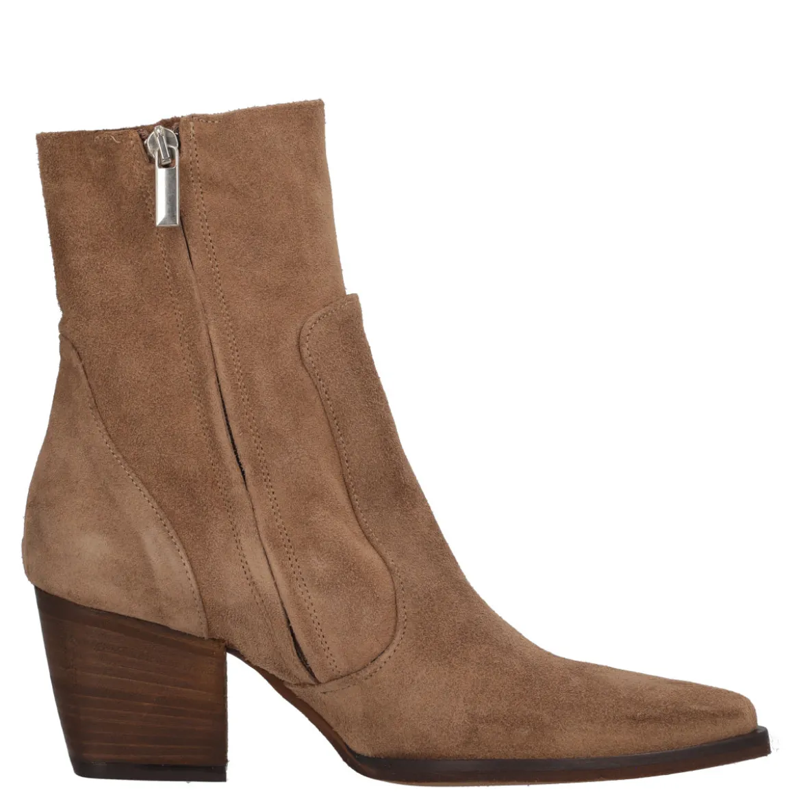 Stivaletti Donna Taupe in Pelle