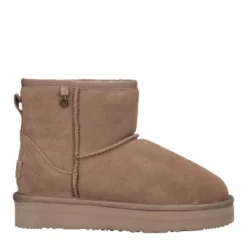Stivaletti Donna Taupe in Pelle