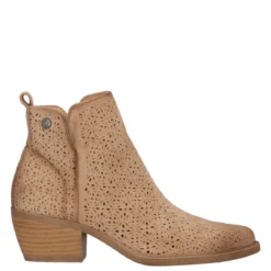 Stivaletti Donna Texani Beige