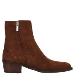 Stivalettii Donna Marroni in Pelle