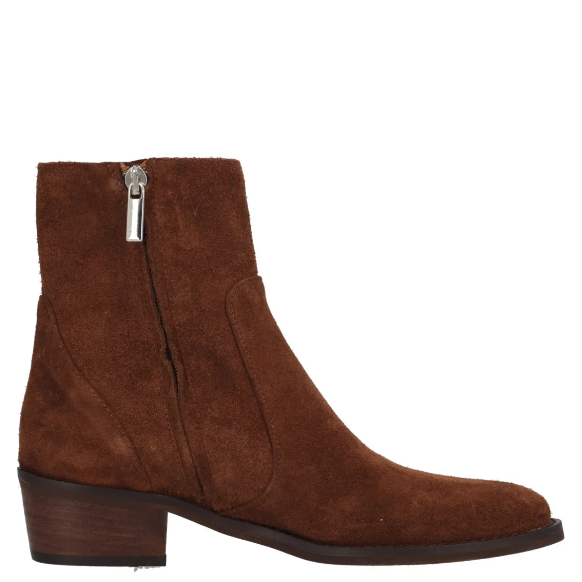 Stivalettii Donna Marroni in Pelle
