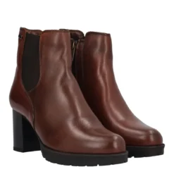 Stivaletti in pelle tacco 7 cm