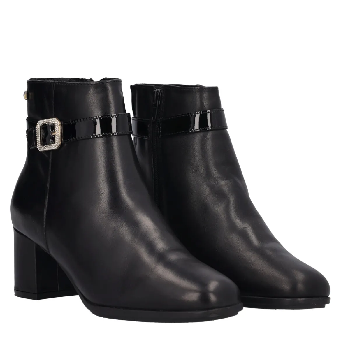 Stivaletti pelle tacco 6 cm