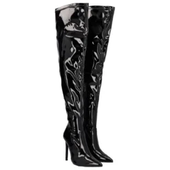 Stivali Cuissard Vernice Donna