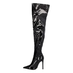Stivali Cuissard Vernice Donna