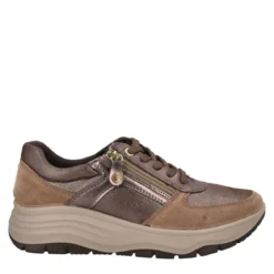 Stringate Comfort Donna Marrone