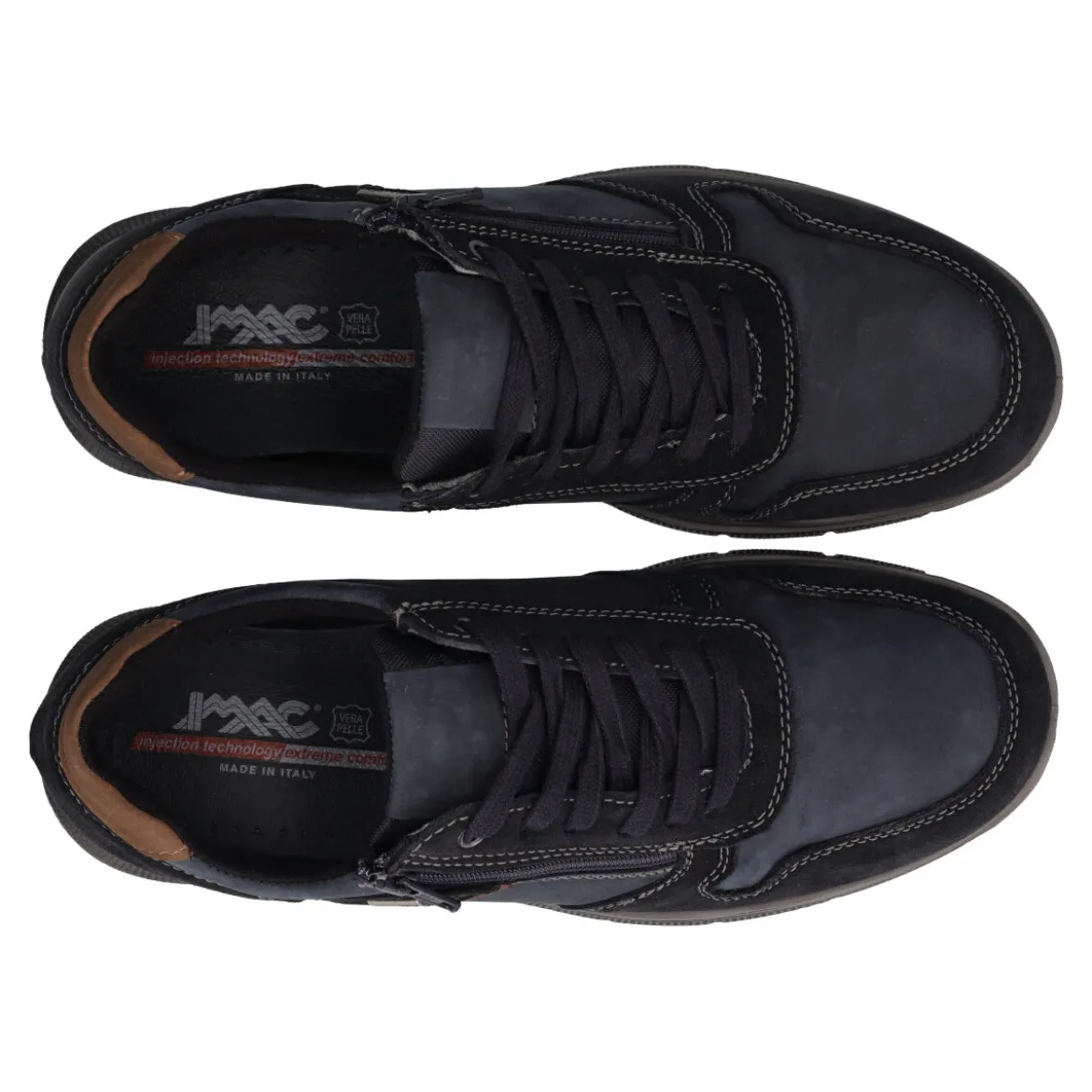 Stringate Comfort Uomo Blu