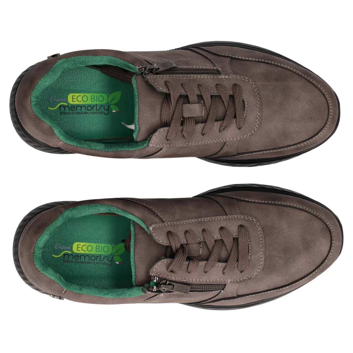 Stringate Comfort Uomo Taupe