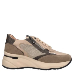 Stringate Donna Beige