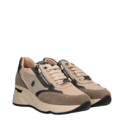 Stringate Donna Beige