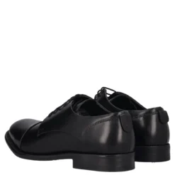Stringate Eleganti Uomo Nere in Pelle