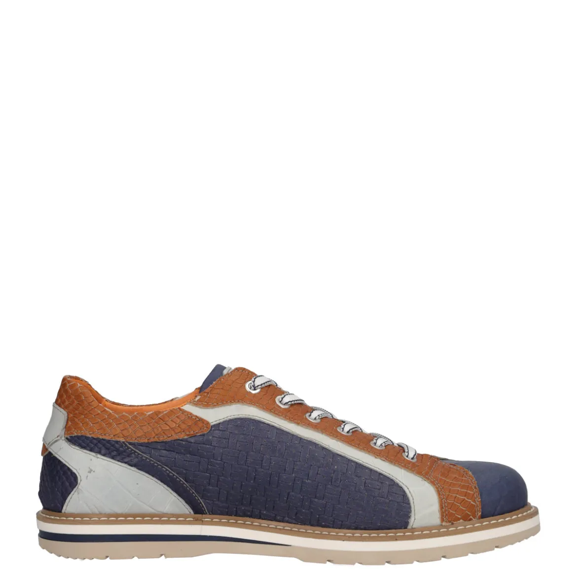 Stringate Uomo Blu e Marroni