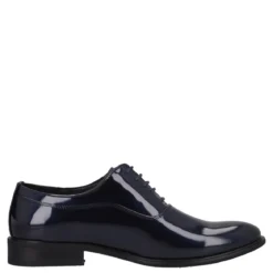 Stringate Uomo Blu in Vernice