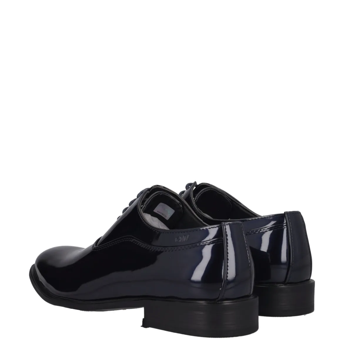 Stringate Uomo Blu in Vernice