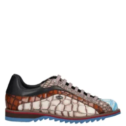 Stringate Uomo Multicolor in pelle